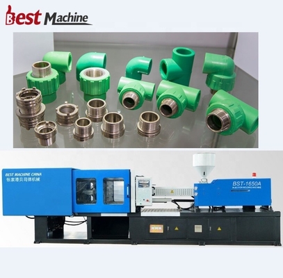 High Capacity PPR Horizontal Pipe Fitting Products Plastic Injection Mold 340ton Making Machine Price